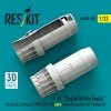 RESKIT RSU32-0151 F-15 Eagle/Strike Eagle (A,B,C,D,E early,J) F100-PW-220 open exhaust nozzles for Tamiya kit (3D Printed) 1/32
